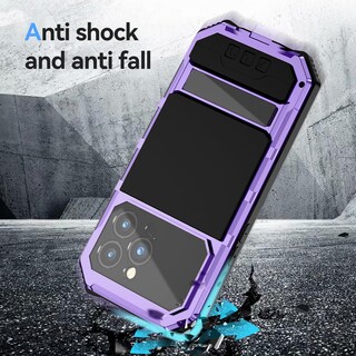 Foto 4 | Foto 4 | Funda De Teléfono Lunivop Compatible Con Iphone 15 Pro Max Morada - Venta Internacional.