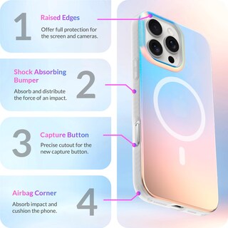 Foto 7 | Foto 7 | Funda De Teléfono Lonli Hue Magnetic Para Iphone 16 Pro Max - Venta Internacional.