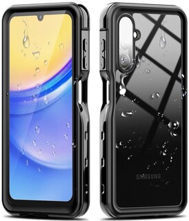 Foto 1 | Foto 1 | Funda Impermeable Hllhunkhe Para Samsung Galaxy A15 5g Negra - Venta Internacional.