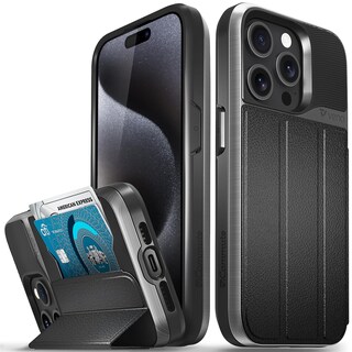 Foto 1 | Foto 1 | Funda Tipo Cartera Vena Vcommute Para Iphone 15 Pro Con Tarjetero Color Negro - Venta Internacional.