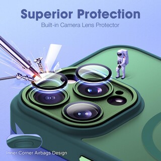 Foto 4 | Foto 4 | Funda De Teléfono Yemoran Compatible Con Iphone 13 Pro De 6.1 Pulgadas Verde - Venta Internacional.