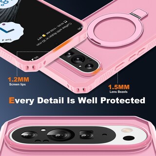 Foto 5 | Foto 5 | Funda De Teléfono Vijisea Para Google Pixel 9 Pro Xl Rosa - Venta Internacional.