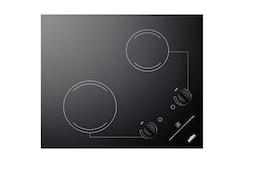 Cooktop Summit Cr2b121 2 Quemadores 21 Negro Radiante 115 V - Venta Internacional.
