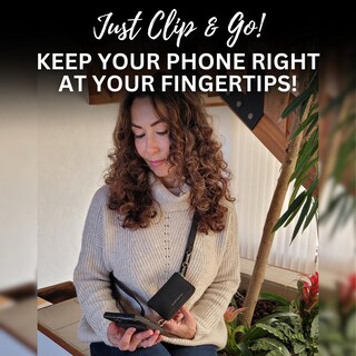 Foto 2 | Foto 2 | Funda Bandolera Con Cordón Para Teléfono Save The Girls Clip And Go Sage - Venta Internacional.