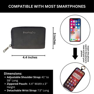 Foto 5 | Foto 5 | Funda Bandolera Con Cordón Para Teléfono Save The Girls Clip And Go Sage - Venta Internacional.