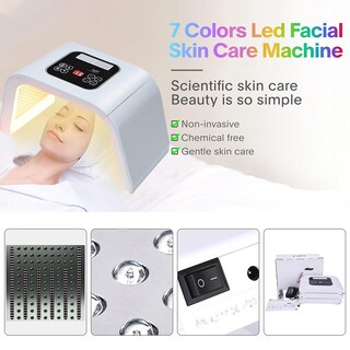 Foto 4 | Foto 4 | Mascarilla Facial Led Fxtiaa Terapia De Luz Facial Led 7 En 1 Color - Venta Internacional.