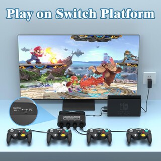Foto 4 | Foto 4 | Adaptador De Mando Gamecube Pdobq Para Nintendo Switch - Venta Internacional.