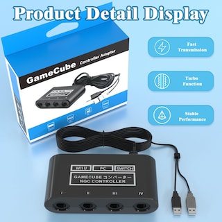 Foto 6 | Foto 6 | Adaptador De Mando Gamecube Pdobq Para Nintendo Switch - Venta Internacional.