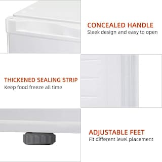 Foto 2 | Foto 2 | Congelador Vertical Antarctic Star De 32 Litros Con Puerta Reversible Color Blanco - Venta Internacional.