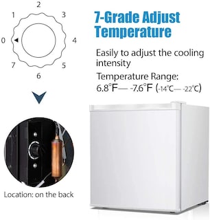 Foto 5 | Foto 5 | Congelador Vertical Antarctic Star De 32 Litros Con Puerta Reversible Color Blanco - Venta Internacional.
