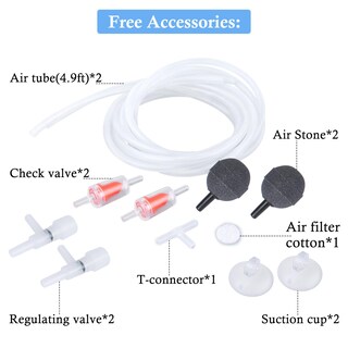 Foto 2 | Foto 2 | Bomba De Aire Eléctrica Para Acuarios Hitop Whisper Para 75 A 380 Litros - Venta Internacional.