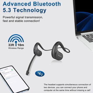 Foto 6 | Foto 6 | Auriculares Bluetooth Banigipa Con Micrófono Extraíble Batería De 12 Horas - Venta Internacional.