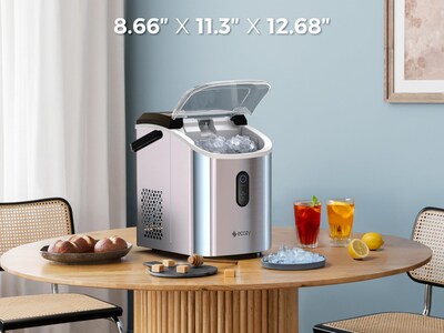 Foto 7 | Foto 7 | Máquina De Hielo Nugget Ecozy Ecozy Para Encimera 15 Kg Acero Inoxidable - Venta Internacional.