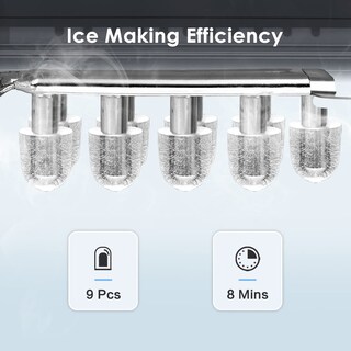 Foto 2 | Foto 2 | Máquina De Hielo Xbeauty Para Encimera 26 Libras/24 Horas Autolimpiante Negra - Venta Internacional.