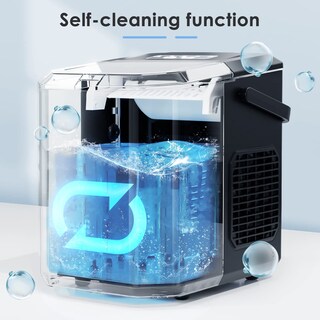 Foto 4 | Foto 4 | Máquina De Hielo Xbeauty Para Encimera 26 Libras/24 Horas Autolimpiante Negra - Venta Internacional.