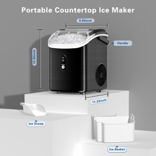 Foto 3 | Foto 3 | Máquina De Hielo En Forma De Pepitas Zafro Para Encimera 35 5 Kg/24 Horas Autolimpiante - Venta Internacional.
