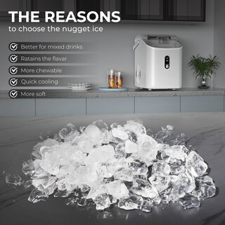 Foto 5 | Foto 5 | Máquina De Hielo En Forma De Pepitas Zafro 35 5 Kg/24 Horas Color Blanco - Venta Internacional.