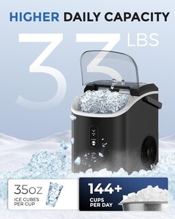 Foto 3 | Foto 3 | Máquina De Hielo En Forma De Pepitas Easyera Para Encimera 15 Kg/24 Horas Autolimpiante - Venta Internacional.