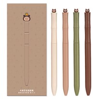 Bolígrafos De Gel Mozxirz Con Diseño De Capibara  Tinta Negra  0 5 Mm  Paquete De 4 - Venta Internacional.