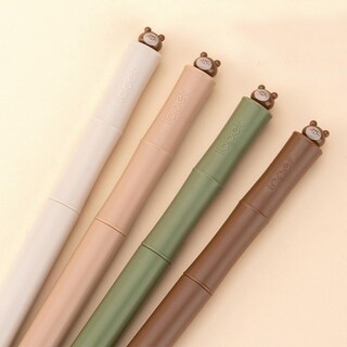 Foto 2 | Foto 2 | Bolígrafos De Gel Mozxirz Con Diseño De Capibara Tinta Negra 0 5 Mm Paquete De 4 - Venta Internacional.