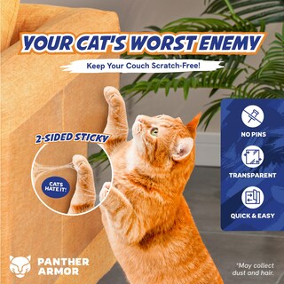 Foto 2 | Foto 2 | Cinta Antiarañazos Para Gatos Panther Armor Paquete De 24 - Venta Internacional.
