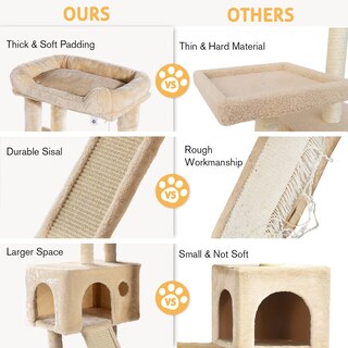 Foto 5 | Foto 5 | Torre Para Gatos Cat Tree Sha Cerlin De 91 Cm Con Rascador Tipo Hamaca - Venta Internacional.