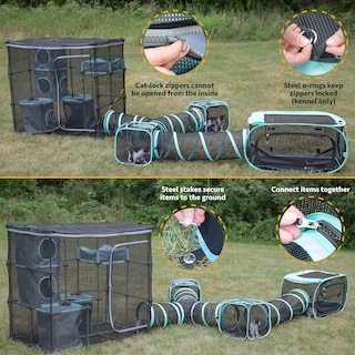 Foto 3 | Foto 3 | Muebles Catio Para Exteriores Y Kits De Juego Para Gatos Kitty City - Venta Internacional.