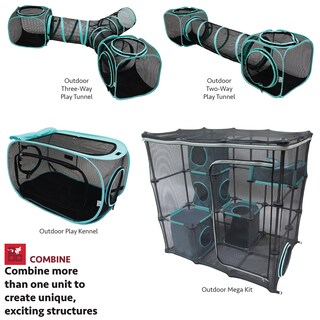 Foto 6 | Foto 6 | Muebles Catio Para Exteriores Y Kits De Juego Para Gatos Kitty City - Venta Internacional.
