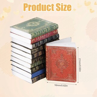 Foto 2 | Foto 2 | Libros En Miniatura Nqeuepn Para Decoración De Casas De Muñecas A Escala 1:12 - Venta Internacional.