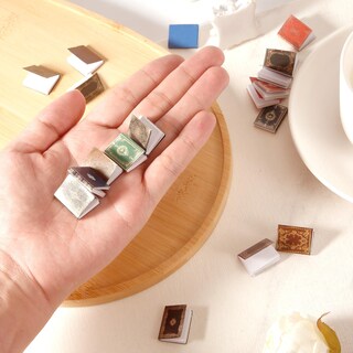 Foto 5 | Foto 5 | Libros En Miniatura Nqeuepn Para Decoración De Casas De Muñecas A Escala 1:12 - Venta Internacional.