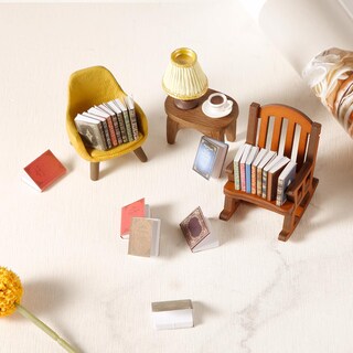 Foto 6 | Foto 6 | Libros En Miniatura Nqeuepn Para Decoración De Casas De Muñecas A Escala 1:12 - Venta Internacional.