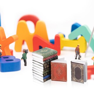 Foto 7 | Foto 7 | Libros En Miniatura Nqeuepn Para Decoración De Casas De Muñecas A Escala 1:12 - Venta Internacional.