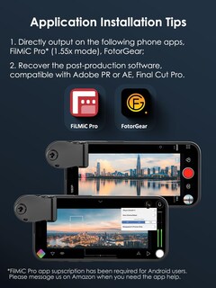 Foto 6 | Foto 6 | Lente Anamórfica Uskeyvision 1.55x Con Una Relación De 2.76:1 Para Iphone/android - Venta Internacional.