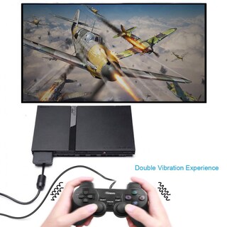 Foto 2 | Foto 2 | Controlador De Juegos Finera Con Cable Para Ps2 Con Doble Vibración - Venta Internacional.