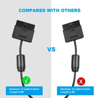 Foto 3 | Foto 3 | Controlador De Juegos Finera Con Cable Para Ps2 Con Doble Vibración - Venta Internacional.