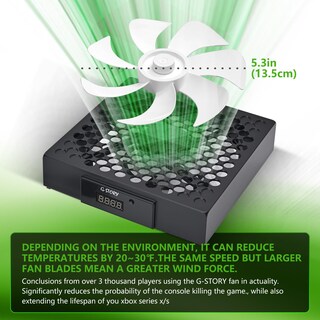 Foto 4 | Foto 4 | Ventilador De Refrigeración G-story Para Xbox Series X Con Pantalla De Temperatura - Venta Internacional.