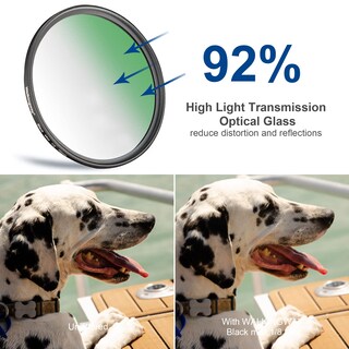 Foto 6 | Foto 6 | Filtro De Lente De Cámara Walkingway Black Diffusion 58 Mm 1/8 Pro Mist - Venta Internacional.