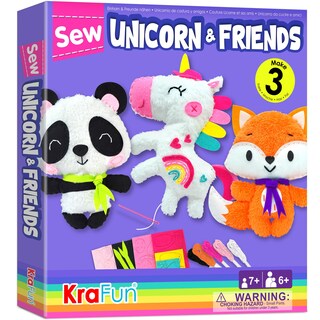 Foto 1 | Foto 1 | Kit De Costura Krafun Con Forma De Unicornio Para Principiantes Para Niños De 7 A 13 Años - Venta Internacional.