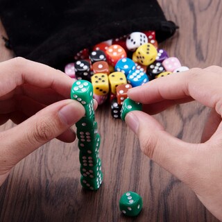 Foto 7 | Foto 7 | Juego De Dados Austor 100 Piezas 12 Mm 6 Lados Esquina Redonda Con Bolsa - Venta Internacional.