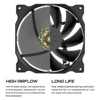 Foto 4 | Foto 4 | Case Fan Uphere 12bk3-3 120 Mm Larga Duración Paquete De 3 - Venta Internacional.