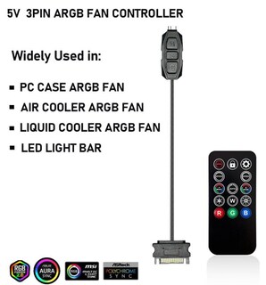 Foto 6 | Foto 6 | Kit De Controlador Argb Para Pc Carcasa Rgb Y Ventiladores Jazzcooling - Venta Internacional.