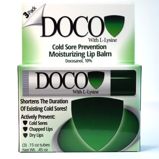 Foto 4 | Foto 4 | Bálsamo Labial Doco Docoshield Con Docosanol Y Lisina Paquete De 3 - Venta Internacional.