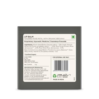 Foto 4 | Foto 4 | Bálsamo Labial Forest Essentials Luscious Sugared Rose Petal 4 G - Venta Internacional.