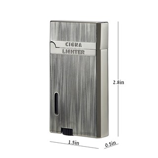 Foto 3 | Foto 3 | Encendedor De Linterna Yeuligo Doble Llama Butano Recargable Paquete De 2 - Venta Internacional.