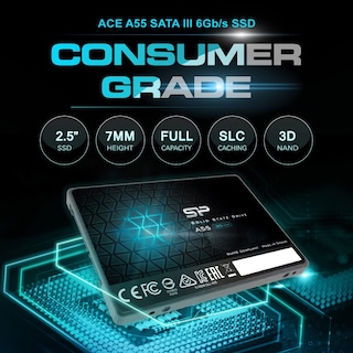 Foto 3 | Foto 3 | Ssd Silicon Power A55 Con Tecnología Nand 3d Sata Iii De 2 Tb Y 2 5 Pulgadas - Venta Internacional.