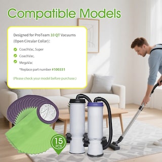 Foto 6 | Foto 6 | Bolsas Para Aspiradora De 10 Litros Compatibles Con Pro Team Linevacer Coachvac - Venta Internacional.