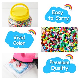 Foto 6 | Foto 6 | Kit Fuse Beads Inscraft 27.500 Unidades Con Tableros Perforados Y Patrones - Venta Internacional.