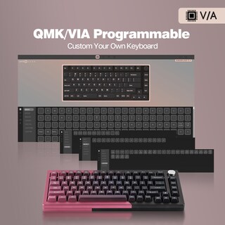 Foto 5 | Foto 5 | Teclado Mecánico Kiiboom Loop 75 75% Aluminio Qmk/via - Venta Internacional.