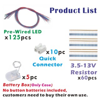 Foto 4 | Foto 4 | Micro Led Zzhob 0402 Smd Precableado 125 Piezas Con Accesorios - Venta Internacional.