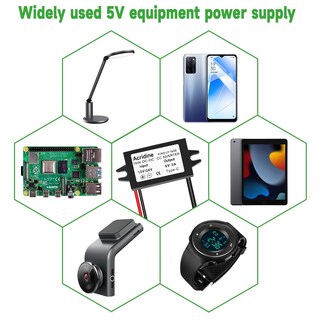 Foto 7 | Foto 7 | Convertidor Usb C Buck Dc De 12 V/24 V A 5 V 3 A 15 W Resistente Al Agua - Venta Internacional.